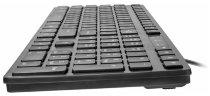 Клавиатура Oklick 556S черный USB slim Multimedia