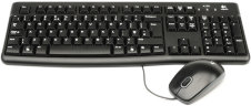Комплект Logitech Desktop MK120 Black (Кл-ра, USB+Мышь 3кн, Roll, USB, 920-002561)