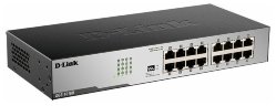 D-Link DGS-1016D (switch, 16 портов Ethernet 10/100/1000 Мбит/сек, монтируется в стойку)