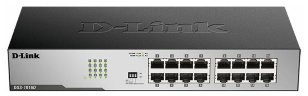 D-Link DGS-1016D (switch, 16 портов Ethernet 10/100/1000 Мбит/сек, монтируется в стойку)
